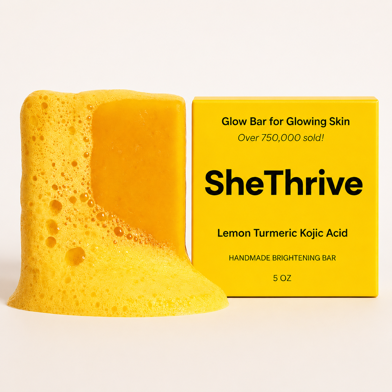 Lemon Turmeric & Kojic Acid Brightening Soap Bar