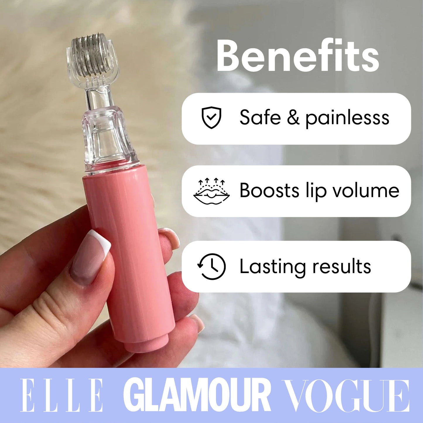 Kiss Me Kit-Lip Roller + Plumping Serum